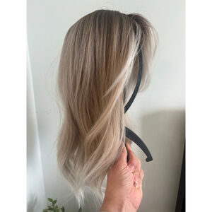 Chelsey Smith Rubie Vanilla Melt Petite Futura Fibre Blonde Rooted Lace Wig